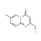 2-Chloromethyl-7-methyl-pyrido[1,2-a]pyrimidin-4-one (CAS 87591-79-5) - chemical structure image