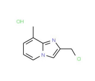 2-(chloromethyl)-8-methylimidazo[1,2-a]pyridine hydrochloride - chemical structure image