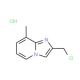2-(chloromethyl)-8-methylimidazo[1,2-a]pyridine hydrochloride - chemical structure image
