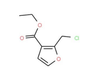 2-Chloromethyl-furan-3-carboxylic acid ethyl ester (CAS 53020-09-0) - chemical structure image