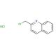 2-(Chloromethyl)quinoline hydrochloride (CAS 3747-74-8) - chemical structure image