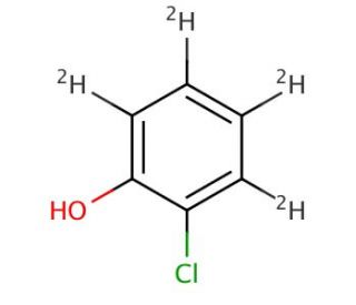 2-Chlorophenol-3,4,5,6-d4 (CAS 93951-73-6) - chemical structure image
