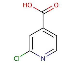 2-Chloropyridine-4-carboxylic acid (CAS 6313-54-8) - chemical structure image