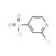 2-chloropyridine-4-sulfonyl chloride (CAS 1000933-25-4) - chemical structure image