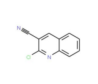 2-Chloroquinoline-3-carbonitrile (CAS 95104-21-5) - chemical structure image