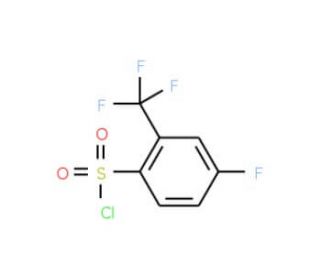 2-(Chlorosulphonyl)-4-fluorobenzotrifluoride (CAS 176225-09-5) - chemical structure image