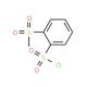 2-(Chlorosulphonyl)phenyl methyl sulphone (CAS 89265-35-0) - chemical structure image
