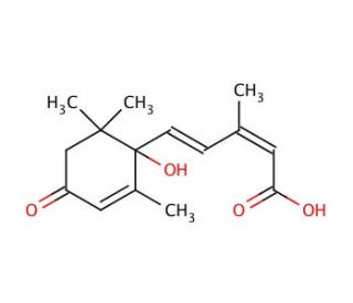 2-cis,4-trans-Abscisic acid (CAS 14375-45-2) - chemical structure image