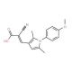 2-cyano-3-[1-(4-methoxyphenyl)-2,5-dimethyl-1H-pyrrol-3-yl]acrylic acid - chemical structure image