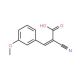 2-Cyano-3-(3-methoxy-phenyl)-acrylic acid (CAS 126058-00-2) - chemical structure image