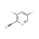 2-Cyano-3,5-difluoropyridine (CAS 298709-29-2) - chemical structure image