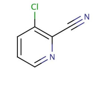2-Cyano-3-chloropyridine (CAS 38180-46-0) - chemical structure image