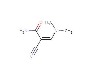 2-cyano-3-(dimethylamino)prop-2-enamide - chemical structure image