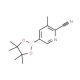 2-Cyano-3-methylpyridine-5-boronic acid, pinacol ester (CAS 1150561-70-8) - chemical structure image