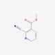 2-Cyano-3-pyridinecarboxylic acid methyl ester (CAS 75358-89-3) - chemical structure image