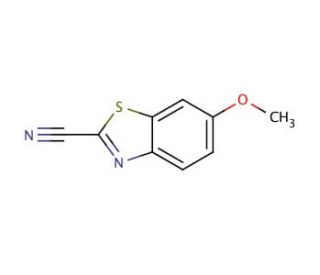 2-Cyano-6-methoxybenzothiazole (CAS 943-03-3) - chemical structure image