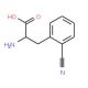 2-Cyano-L-phenylalanine (CAS 263396-42-5) - chemical structure image