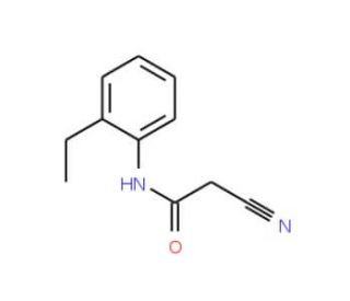 2-Cyano-N-(2-ethylphenyl)acetamide - chemical structure image