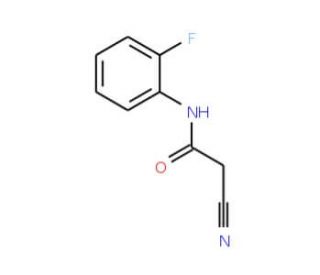 2-Cyano-N-(2-fluorophenyl)acetamide - chemical structure image