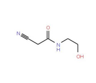 2-Cyano-N-(2-hydroxyethyl)acetamide - chemical structure image