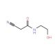 2-Cyano-N-(2-hydroxyethyl)acetamide - chemical structure image