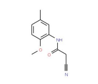 2-Cyano-N-(2-methoxy-5-methylphenyl)acetamide - chemical structure image