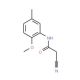 2-Cyano-N-(2-methoxy-5-methylphenyl)acetamide - chemical structure image