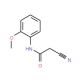 2-Cyano-N-(2-methoxy-phenyl)-acetamide (CAS 63631-09-4) - chemical structure image