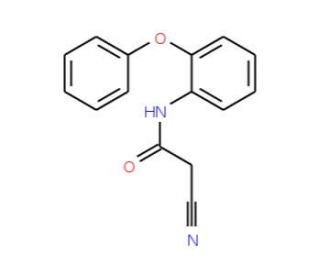 2-Cyano-N-(2-phenoxy-phenyl)-acetamide - chemical structure image