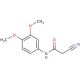 2-Cyano-N-(3,4-dimethoxy-phenyl)-acetamide - chemical structure image