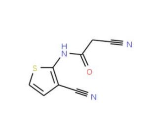 2-Cyano-N-(3-cyano-2-thienyl)acetamide - chemical structure image
