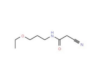 2-Cyano-N-(3-ethoxy-propyl)-acetamide (CAS 15029-47-7) - chemical structure image