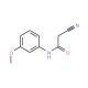 2-Cyano-N-(3-methoxy-phenyl)-acetamide (CAS 91818-29-0) - chemical structure image