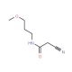 2-Cyano-N-(3-methoxy-propyl)-acetamide (CAS 15029-45-5) - chemical structure image