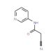 2-Cyano-N-(3-pyridinyl)acetamide - chemical structure image