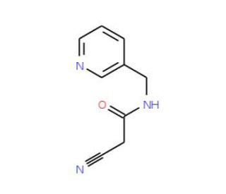 2-Cyano-N-(3-pyridinylmethyl)acetamide - chemical structure image