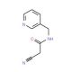 2-Cyano-N-(3-pyridinylmethyl)acetamide - chemical structure image