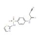 2-Cyano-N-{4-[(1,3-thiazol-2-ylamino)sulfonyl]-phenyl}acetamide - chemical structure image