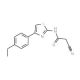 2-cyano-N-[4-(4-ethylphenyl)-1,3-thiazol-2-yl]acetamide - chemical structure image