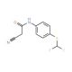2-Cyano-N-(4-difluoromethylsulfanyl-phenyl)-acetamide - chemical structure image