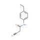 2-Cyano-N-(4-ethylphenyl)acetamide - chemical structure image