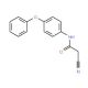 2-Cyano-N-(4-phenoxy-phenyl)-acetamide - chemical structure image