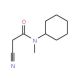2-Cyano-N-cyclohexyl-N-methylacetamide - chemical structure image