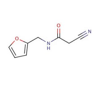 2-Cyano-N-furan-2-ylmethyl-acetamide (CAS 59749-85-8) - chemical structure image
