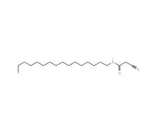 2-Cyano-N-hexadecyl-acetamide (CAS 85987-88-8) - chemical structure image