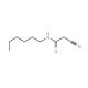 2-cyano-N-hexylacetamide (CAS 52493-37-5) - chemical structure image