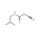 2-cyano-N-isobutylacetamide (CAS 51838-01-8) - chemical structure image