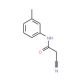 2-Cyano-N-m-tolyl-acetamide (CAS 54153-19-4) - chemical structure image