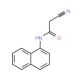 2-Cyano-N-naphthalen-1-yl-acetamide (CAS 22302-63-2) - chemical structure image