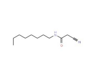 2-Cyano-N-octyl-acetamide (CAS 39581-22-1) - chemical structure image